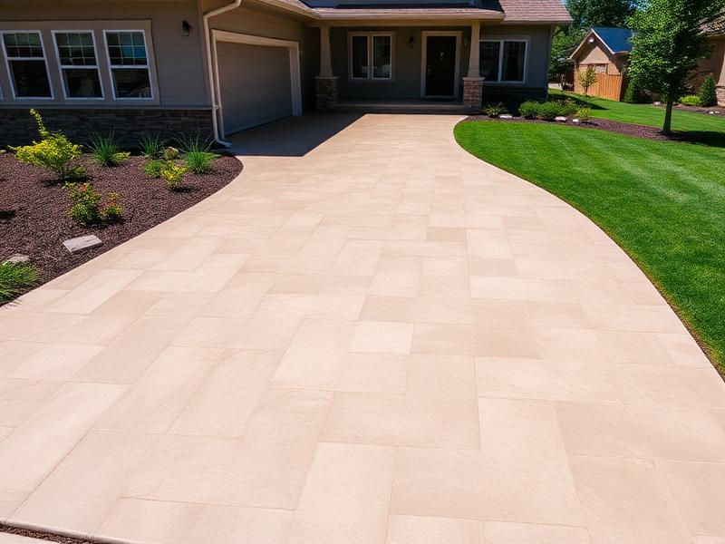 Driveway and patio concrete work
